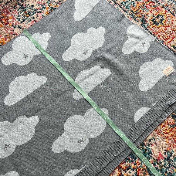 NWT PINK‎ LEMONADE baby blanket and Burp Cloth set in Dreamy Clouds Blue - Picture 11 of 15